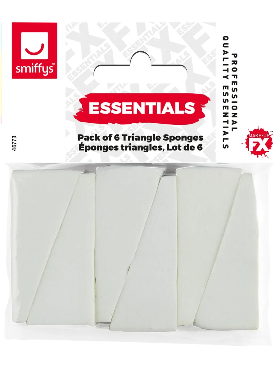 smiffys-fever-dreieck-schminkschw-mme-wei-6er image 1