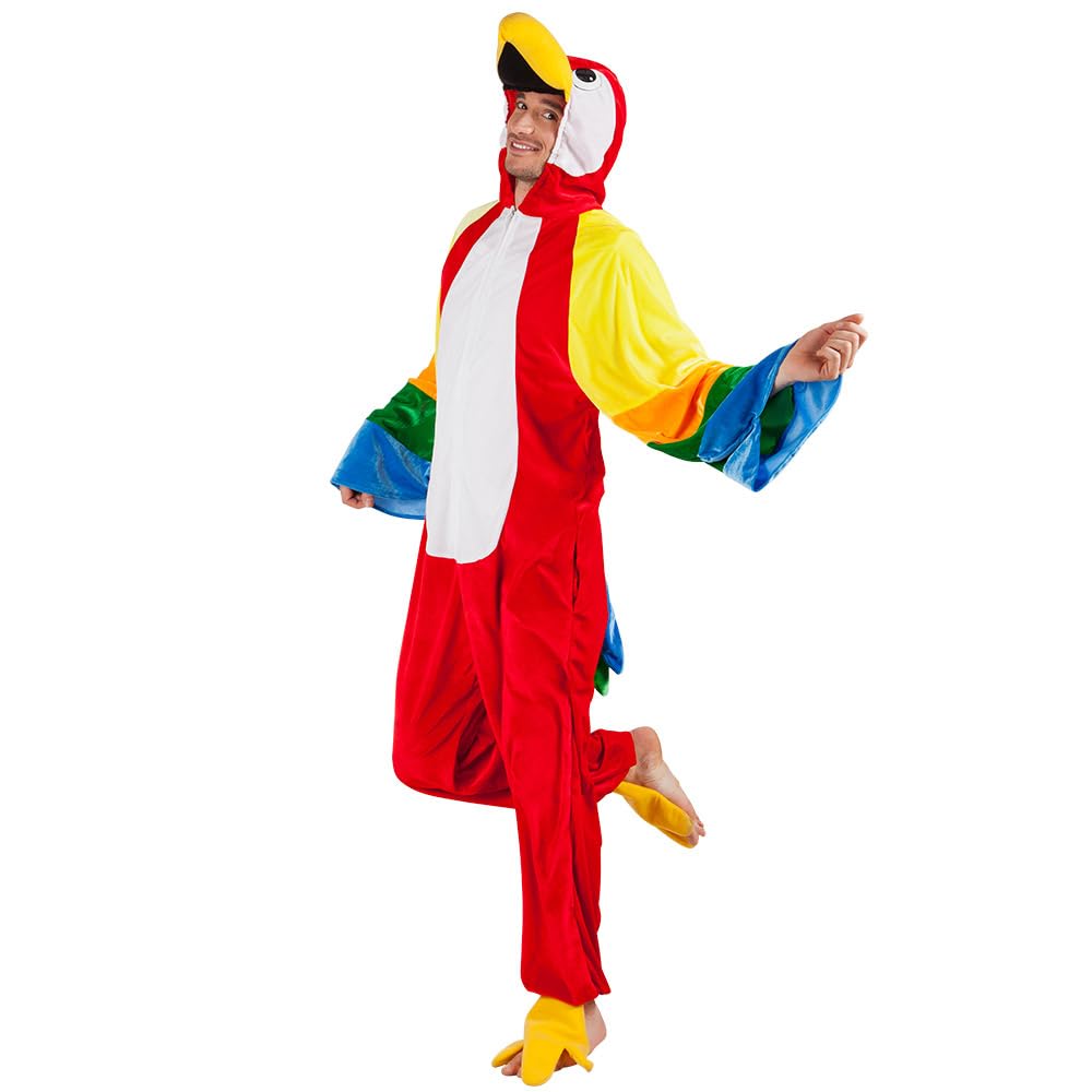 boland-papagei-kost-m-180-cm-pl-sch-overall-kapuze image 1