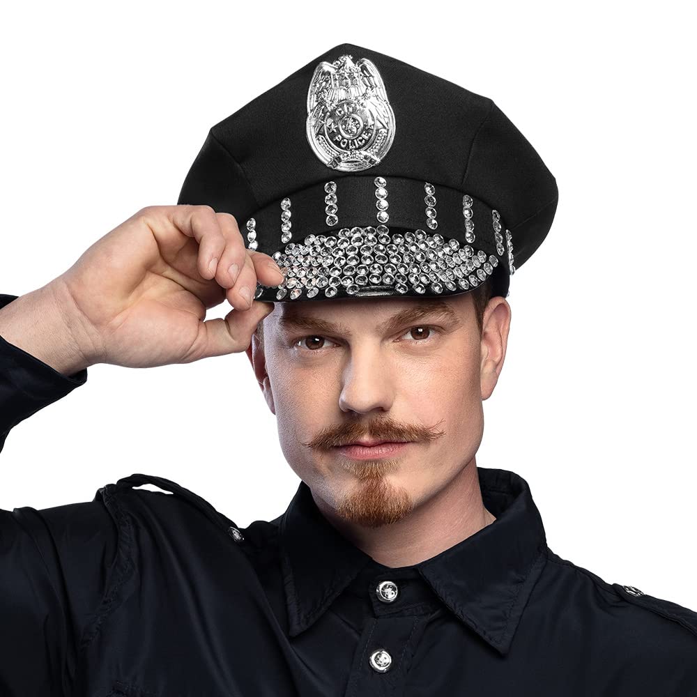 boland-33029-polizei-m-tze-schwarz-abzeichen-einheitsgr-e image 3