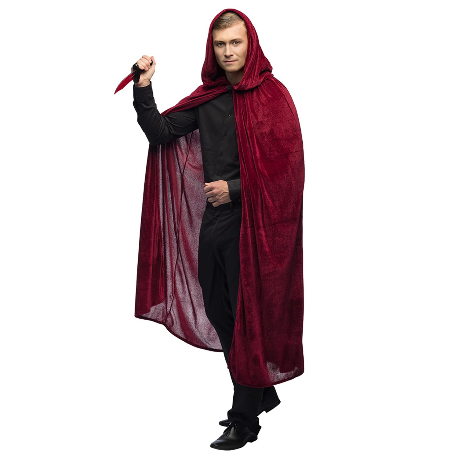 boland-70997-vampir-umhang-samtoptik-bordeaux-170-cm image 7
