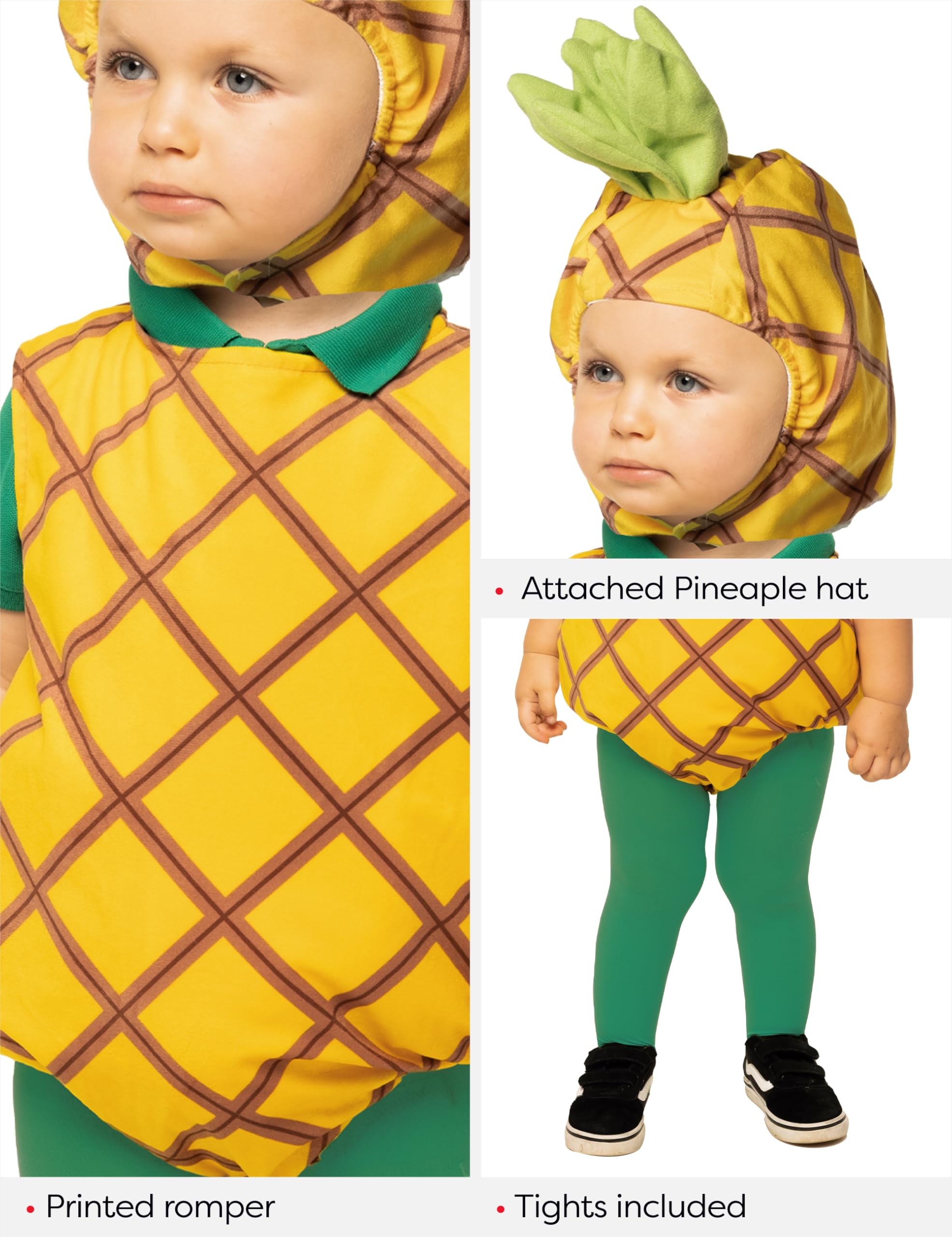 rubie-s-deluxe-ananas-babykost-m-1-2-jahre-overall-m-tze image 4