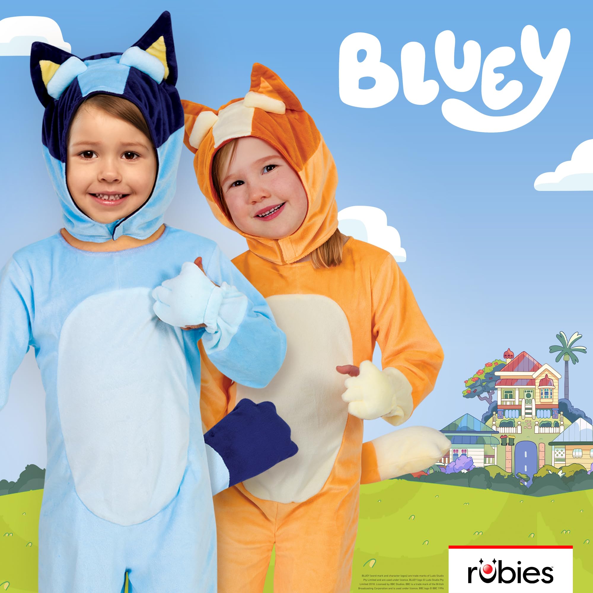 rubie-s-deluxe-bluey-bingo-kinderkost-m-3-4-jahre image 5