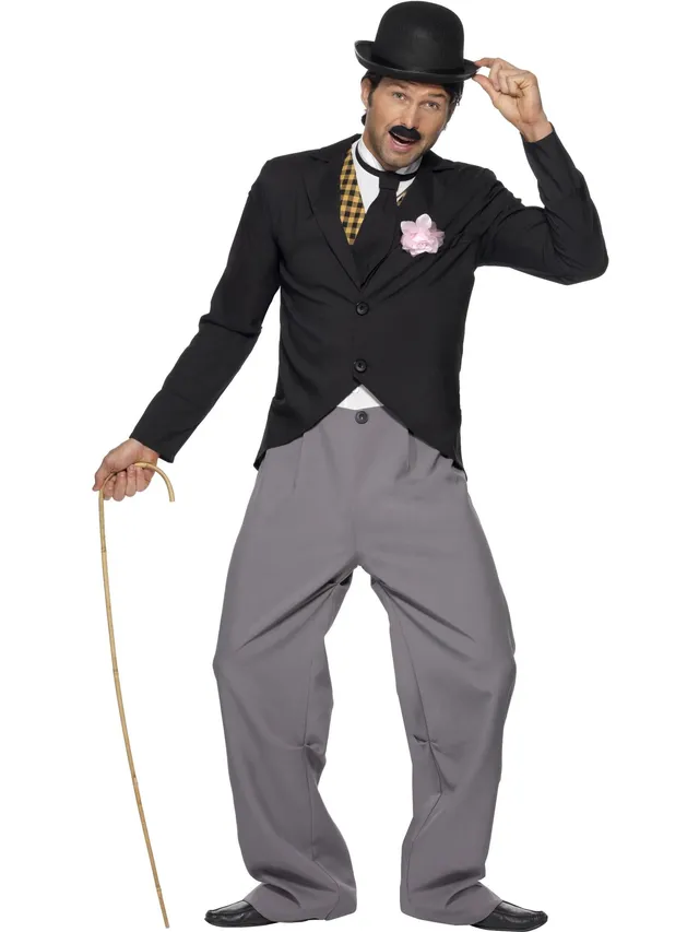 smiffys-fever-1920s-star-kost-m-herren-schwarz-4-tlg image 1