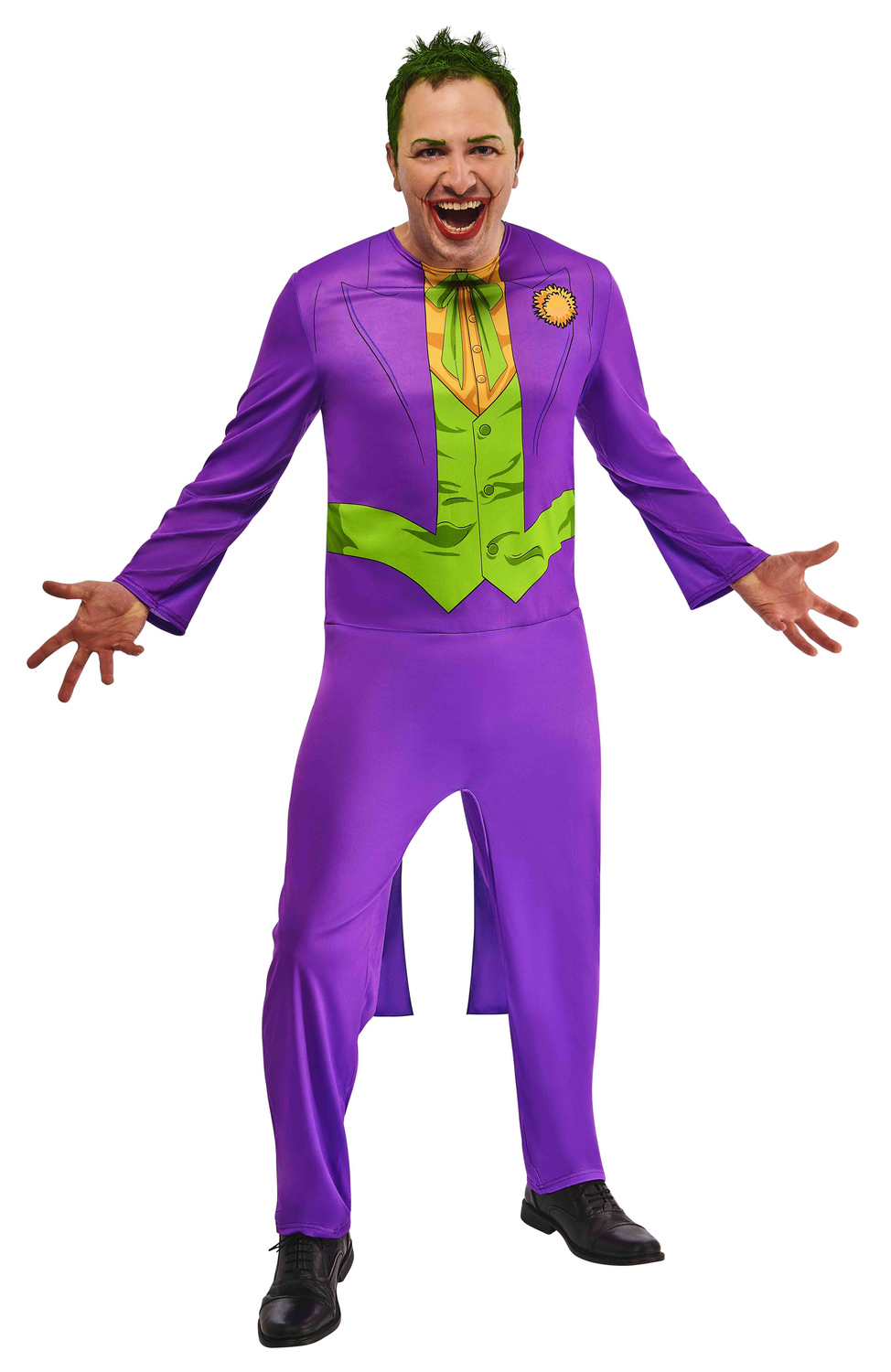 rubies-joker-kost-m-overall-gr-m-lila-gr-n-einstieg image 1