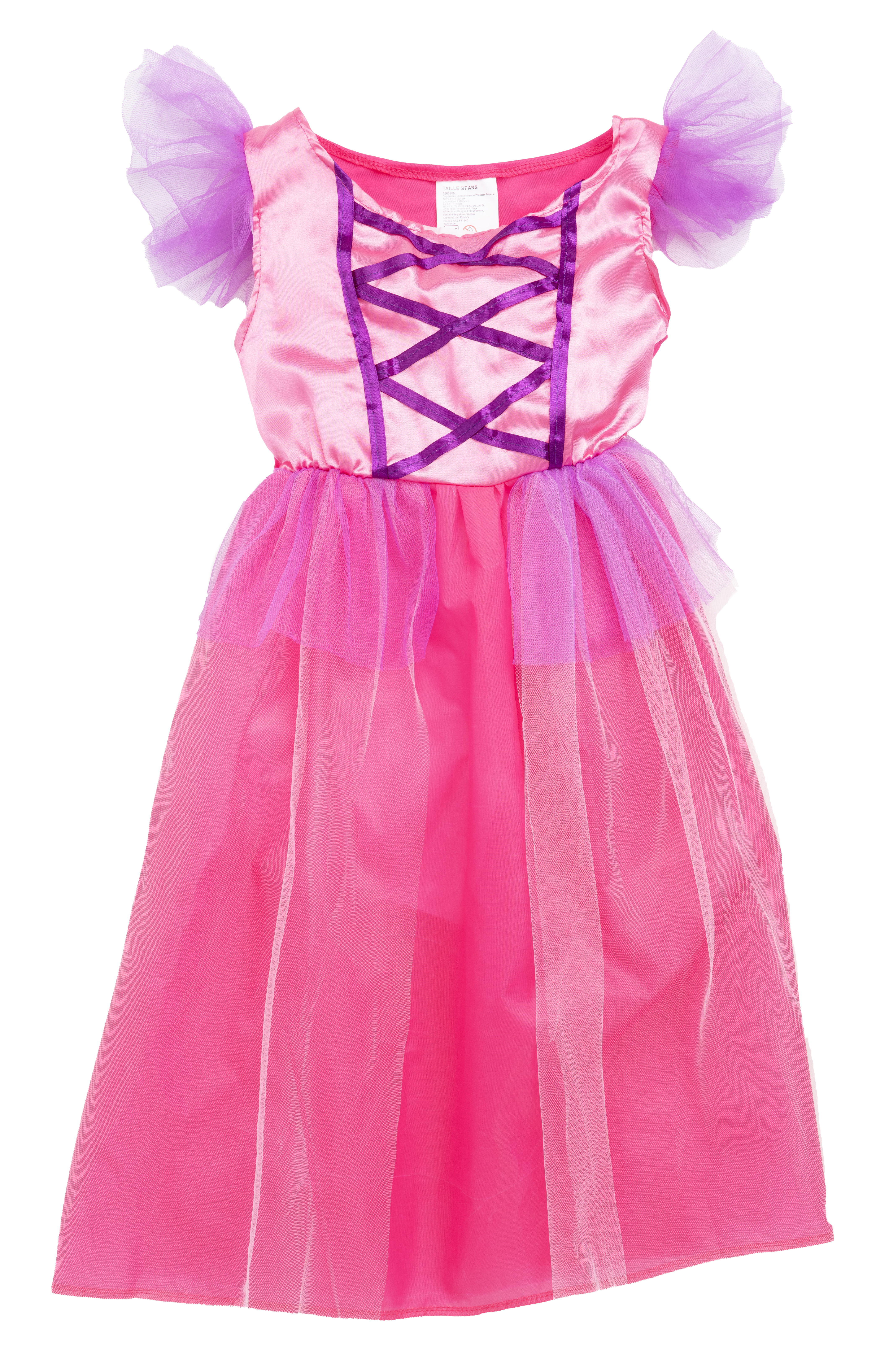 rubies-d-guisements-princesse-rose-prinzessinnenkost-m-rosa-satin image 4