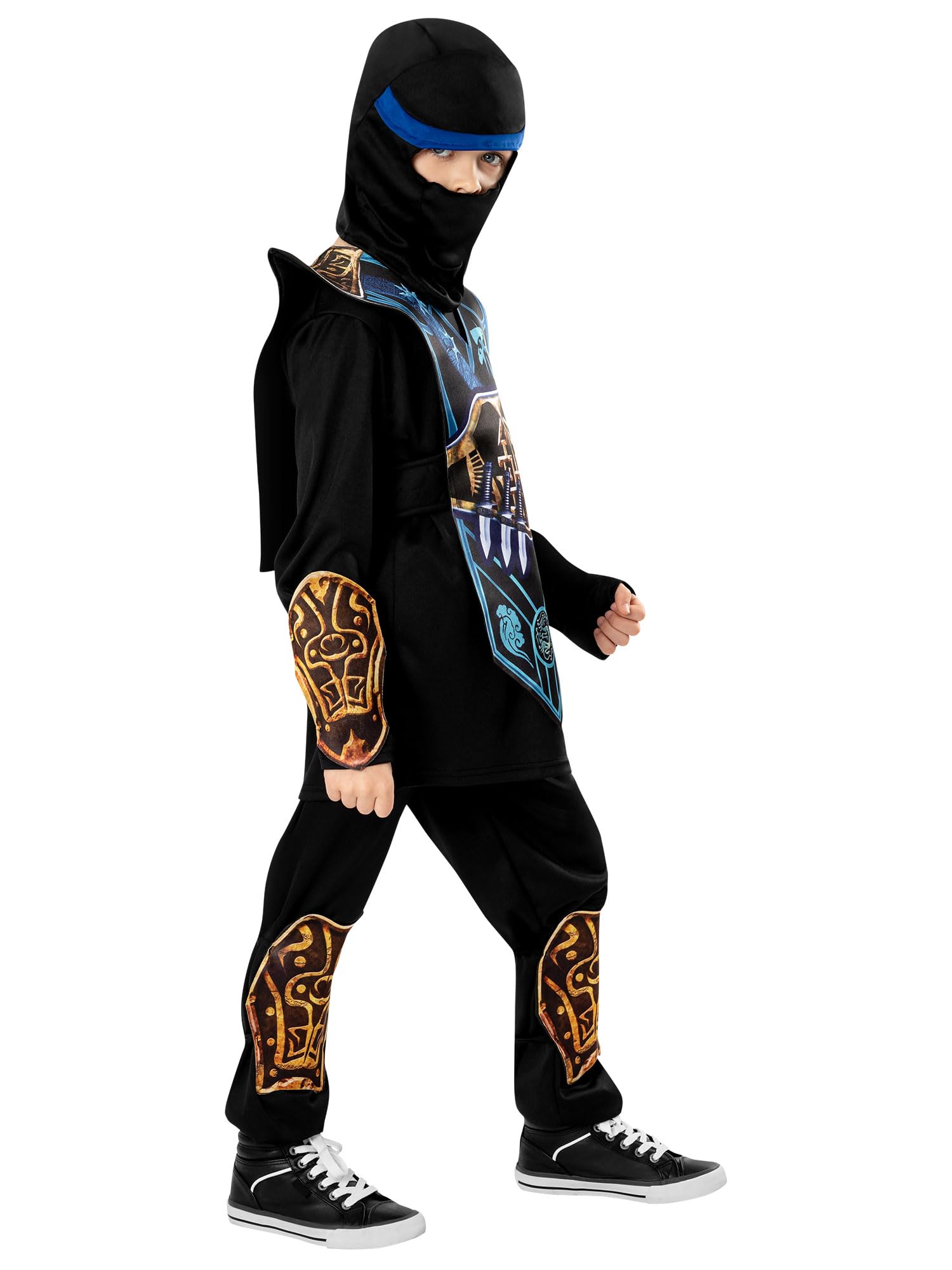 rubie-s-deluxe-blue-ninja-kinderkost-m-overall-blau-5-6-jahre image 6