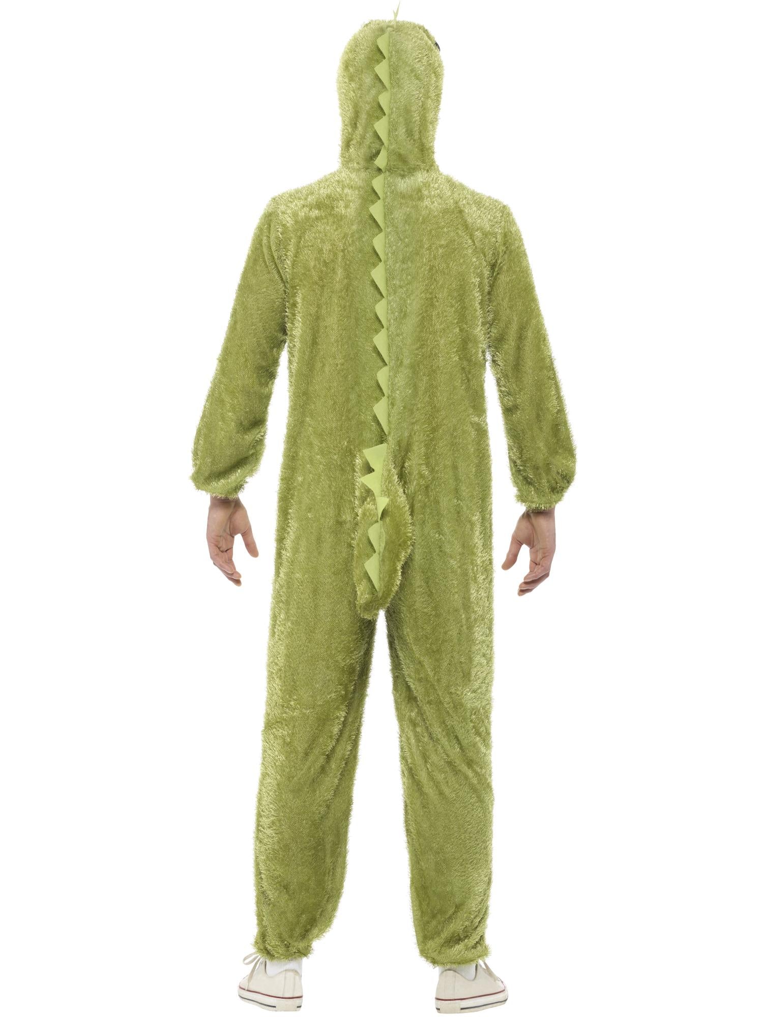 smiffys-fever-krokodil-kost-m-herren-gr-n-jumpsuit-m image 2