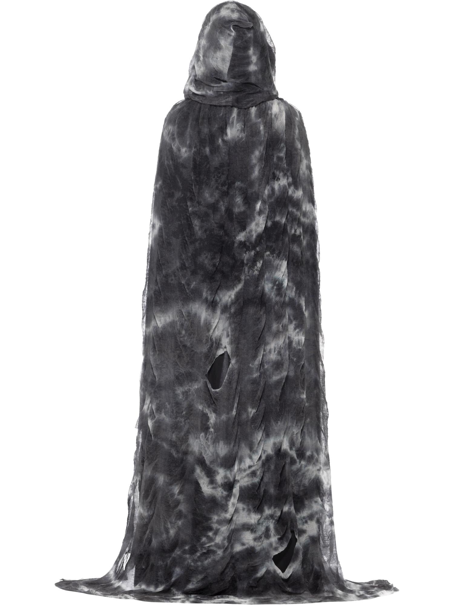 smiffys-fever-spellbound-decayed-cape-umhang-schwarz-grau image 2