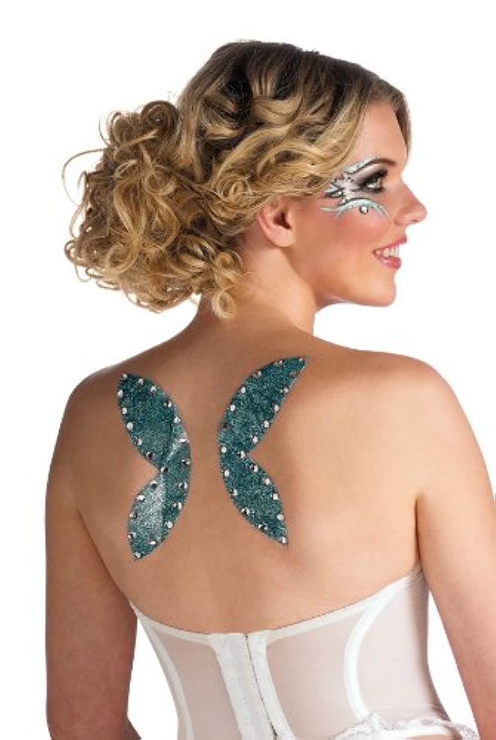 rubie-s-deluxe-fairy-wings-feenfl-gel-silber-18-cm image 1