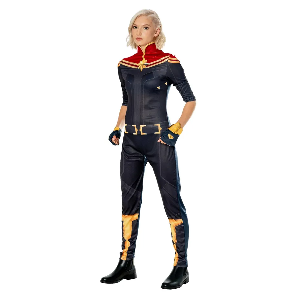rubie-s-deluxe-captain-marvel-damenkost-m-xs-overall image 1
