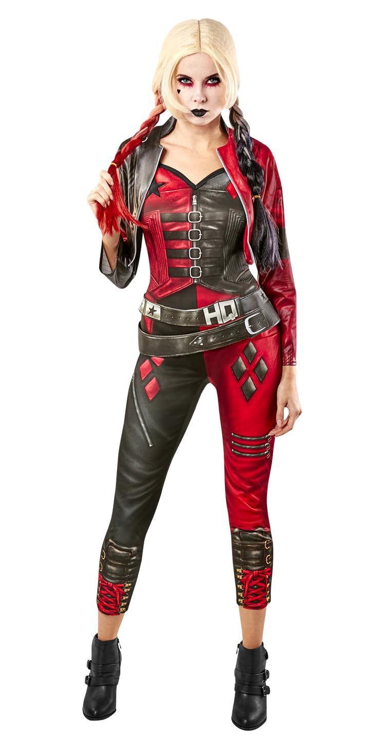 rubie-s-deluxe-harley-quinn-overall-damen-xs-mehrfarbig image 1