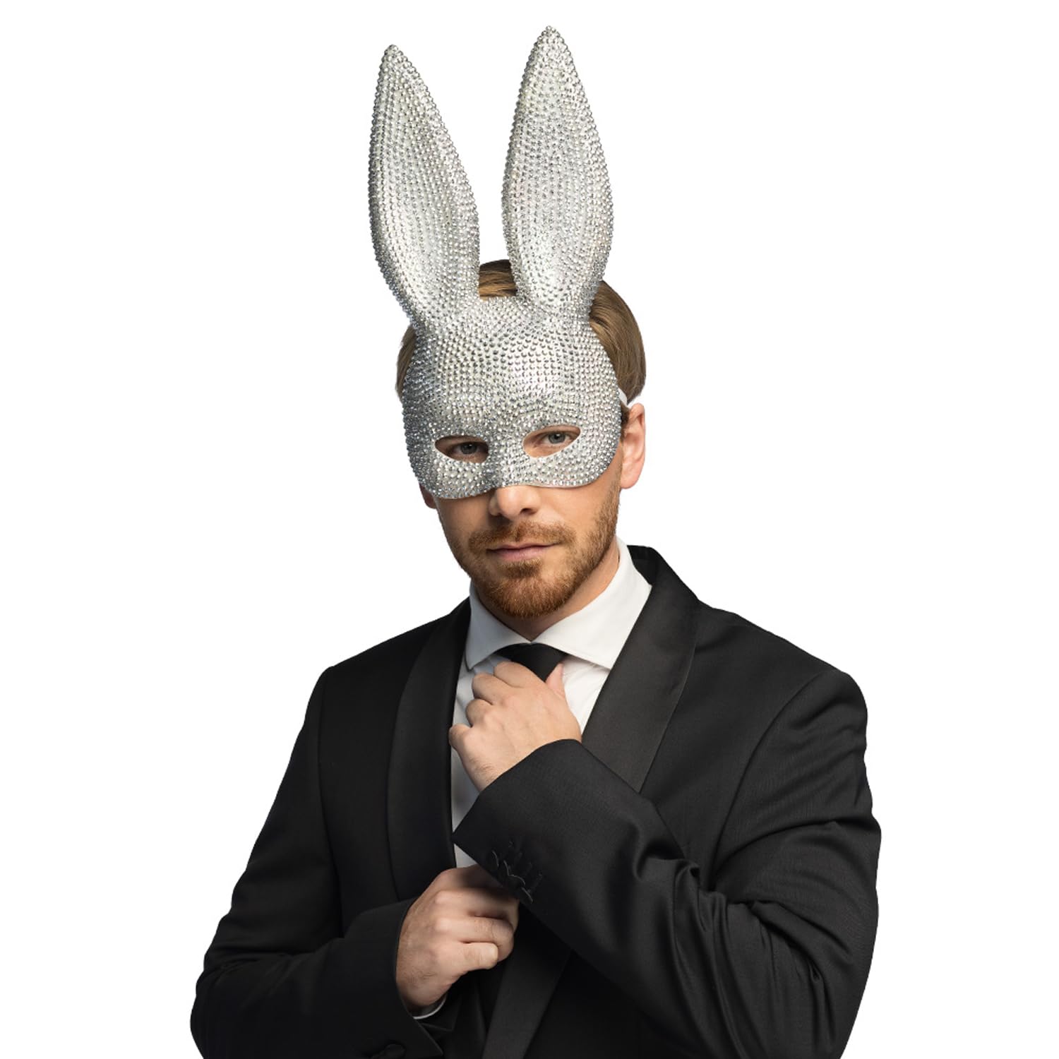 boland-00231-bunny-diamant-hasenmaske-strass-schwarz image 3