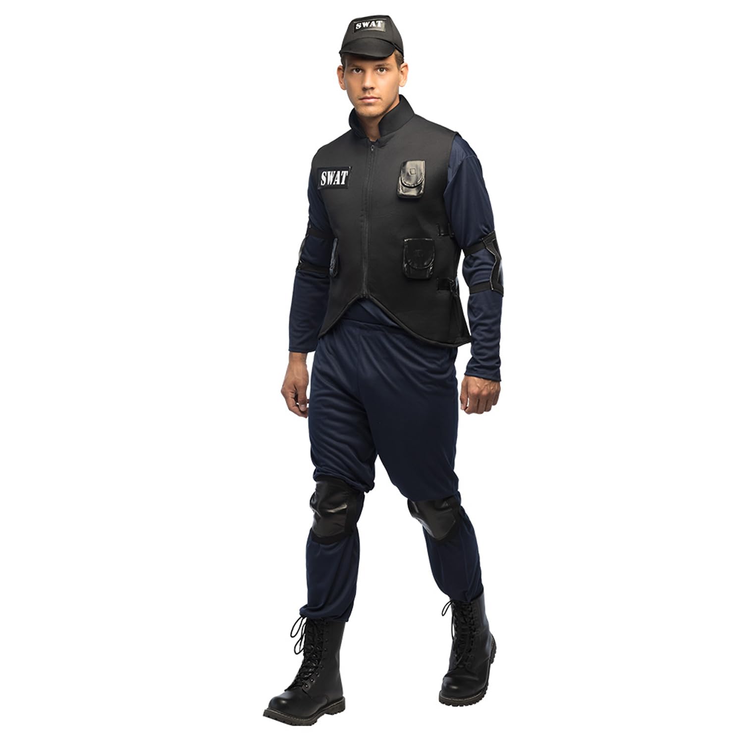 boland-swat-agent-kost-m-herren-8-teilig-polizei-xl image 1