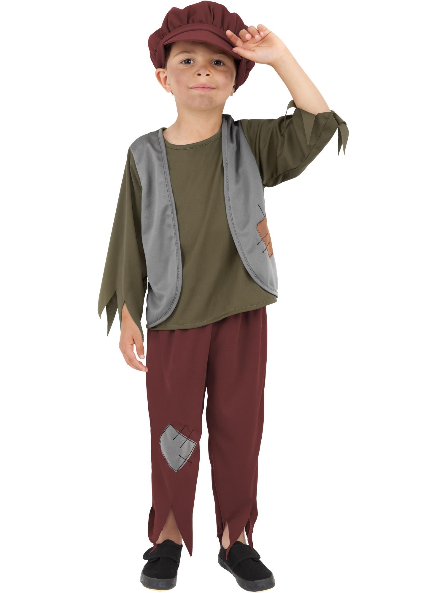 smiffys-fever-victorian-poor-boy-kost-m-gr-m-7-9-jahre image 1