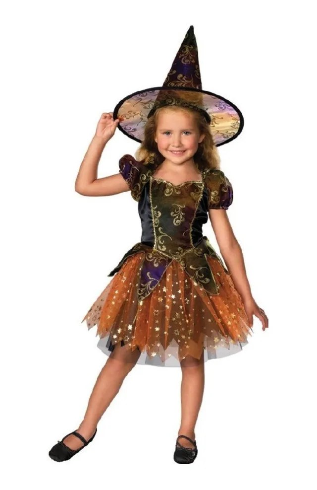 rubie-s-deluxe-elegant-witch-hexenkost-m-kinder-m-8-10-jahre image 1