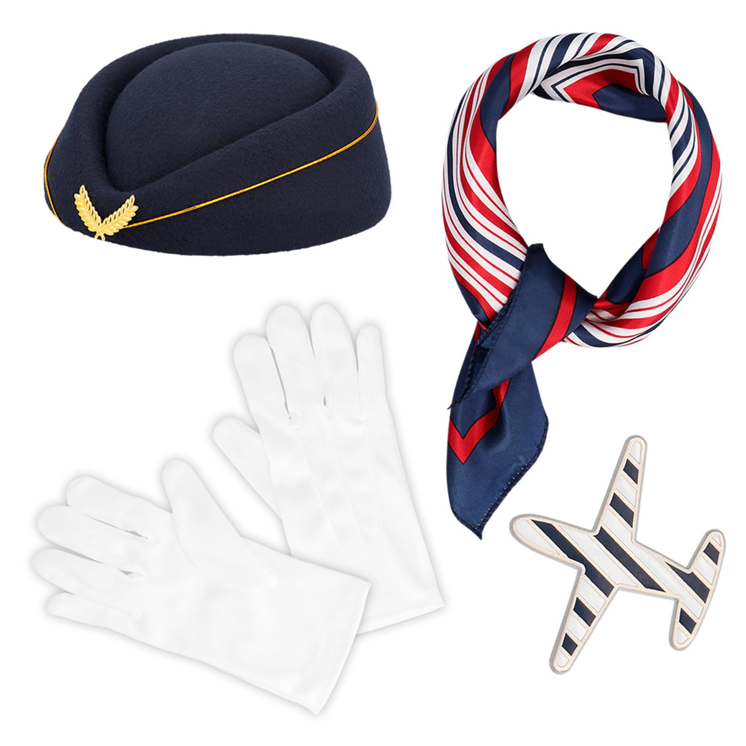 boland-33205-flugbegleiter-kost-mset-stewardess-4-tlg image 4