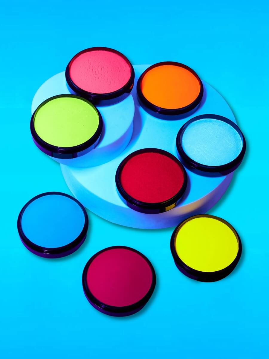 smiffys-makeup-fx-neon-uv-cake-pot-schminke-pink-36g-intensiv image 2