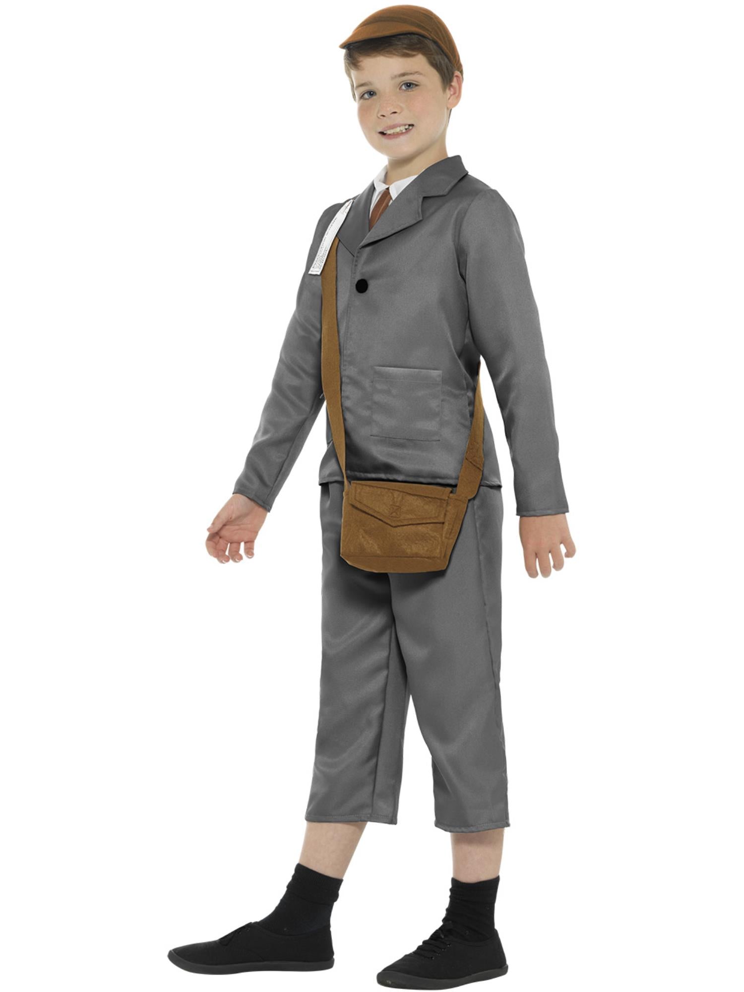 smiffys-fever-evacuee-kost-m-jungen-m-7-9-grau image 3