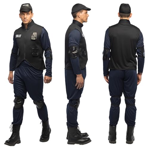 boland-swat-agent-kost-m-herren-8-teilig-polizei-xl image 6