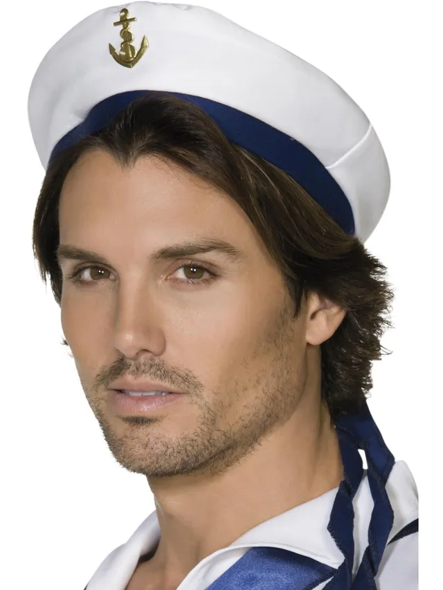 smiffys-fever-sailor-hut-matrosen-kost-m-wei-einheitsgr-e image 1
