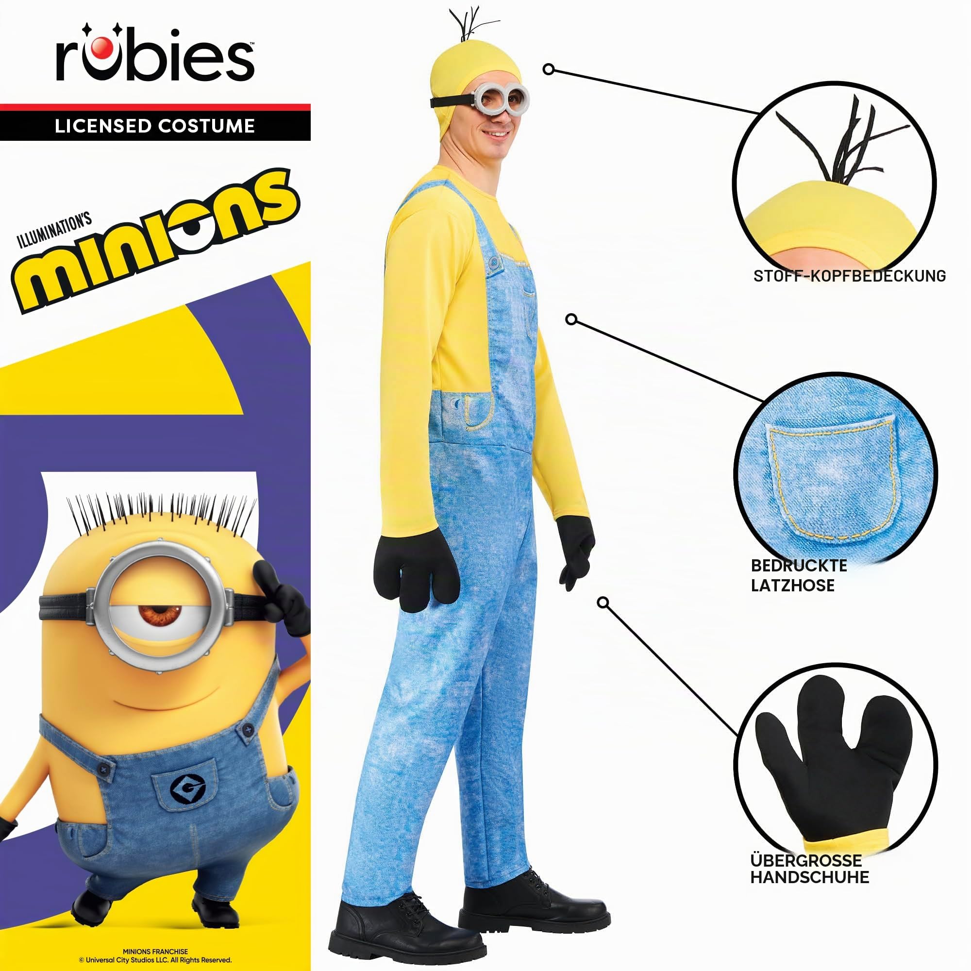 rubie-s-deluxe-minion-kevin-kost-m-erwachsene-basic image 3