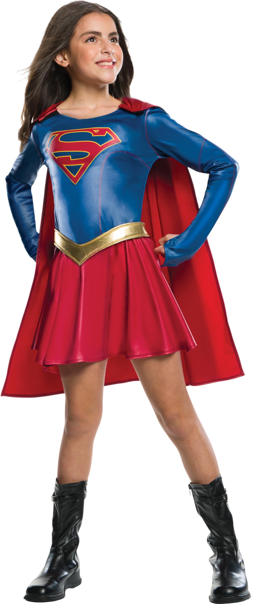 rubie-s-deluxe-supergirl-kost-m-kleid-kinder-gr-e-s-3-4-jahre image 7