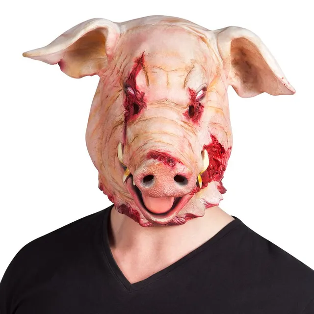 boland-masks-latex-kopfmaske-blutiges-schwein-erwachsene image 1