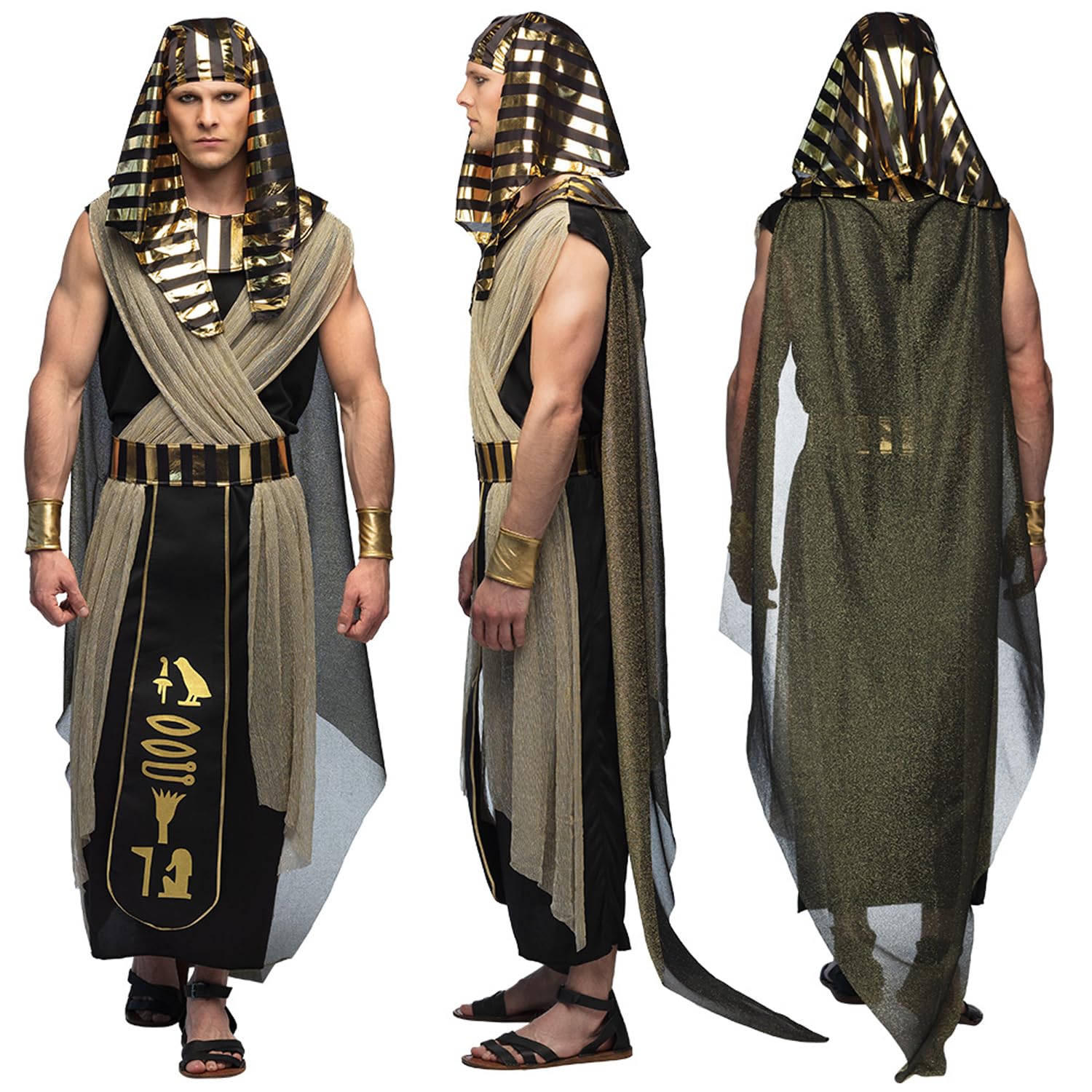 boland-pharao-anubis-kost-m-herren-50-52-gold-schwarz image 2