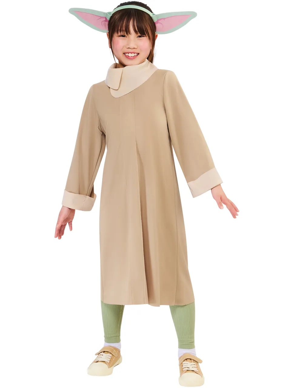rubies-grogu-baby-yoda-kost-m-kinder-robe-mit-stirnband image 1