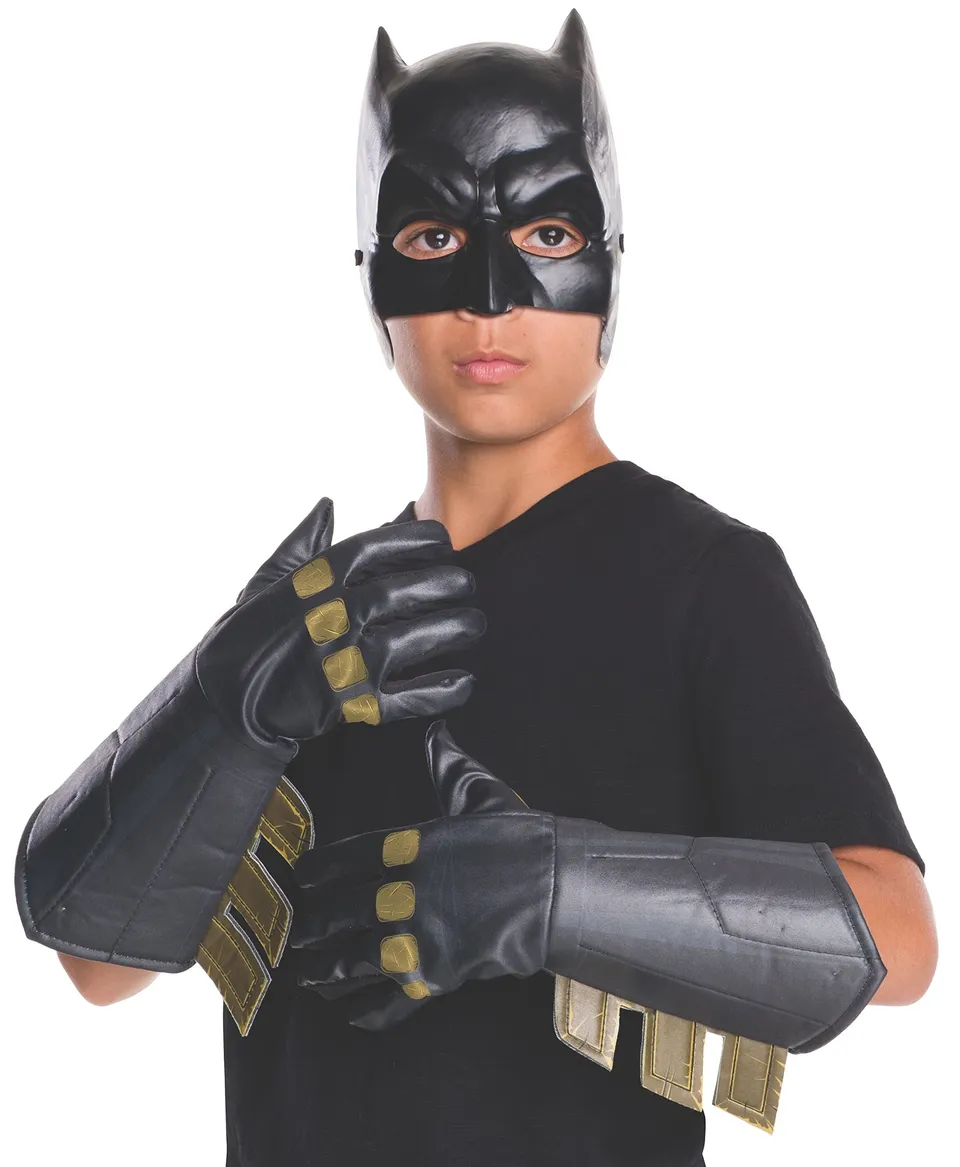 rubie-s-deluxe-batman-handschuhe-kinder-lang-mit-kn-chelschutz image 1