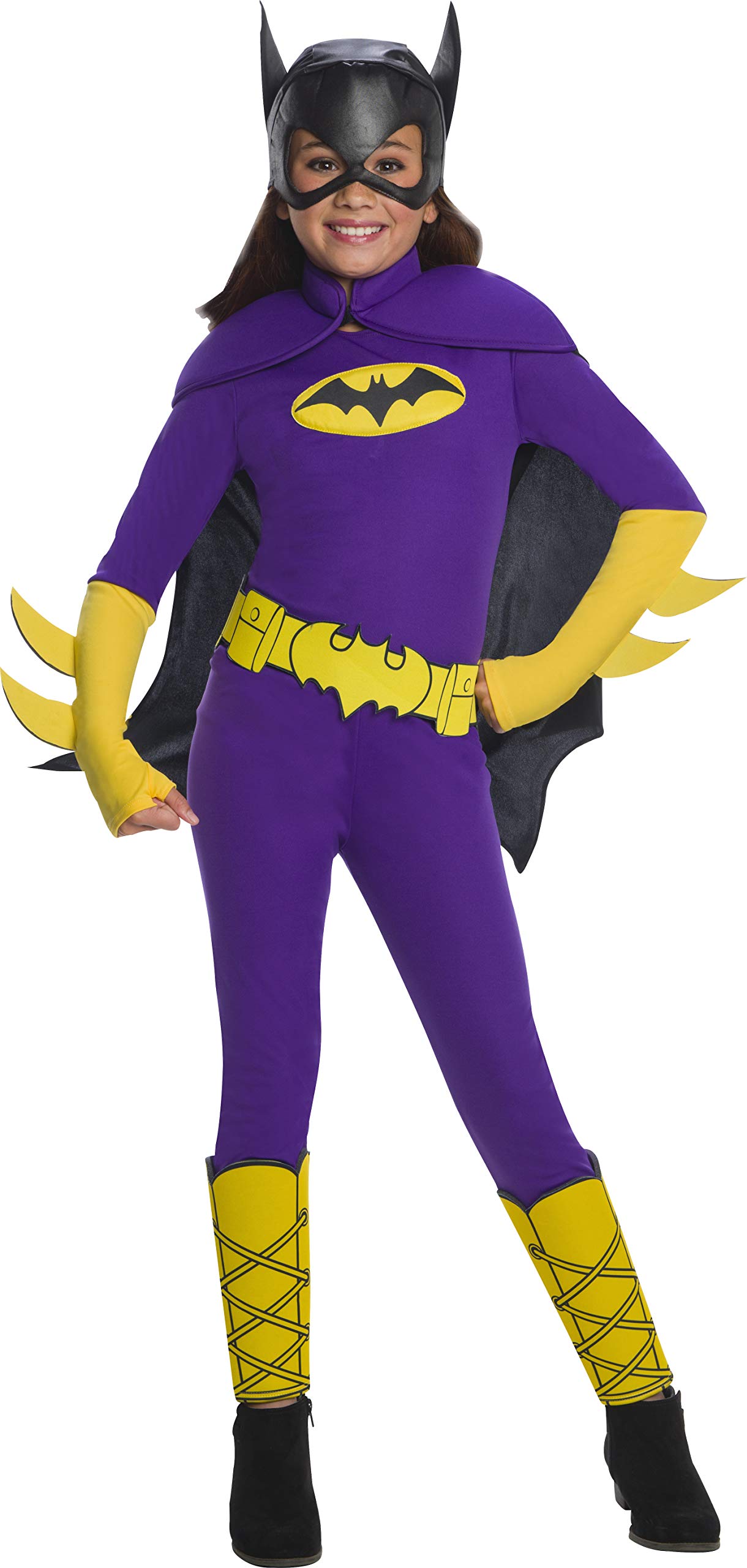 rubie-s-deluxe-dc-batgirl-overall-kost-m-m-dchen-s-mit-maske image 1