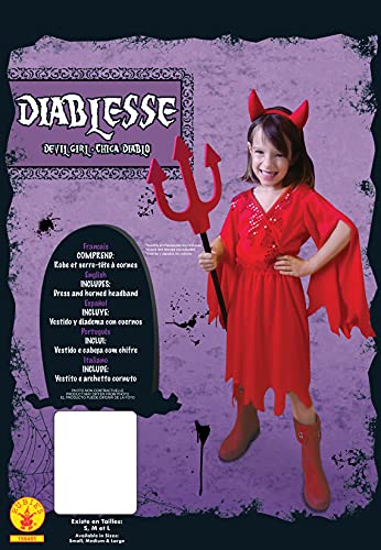 rubie-s-teufelskost-m-kinder-gr-s-rotes-kleid-3-4-jahre image 5