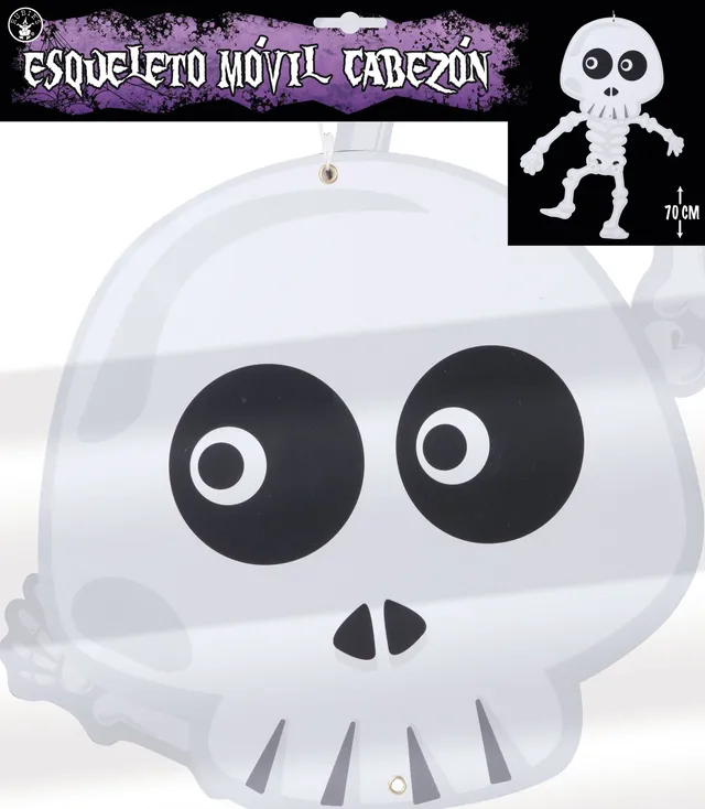 rubies-skelett-deko-70-cm-pappe-beweglich-halloween-h-ngedeko image 1