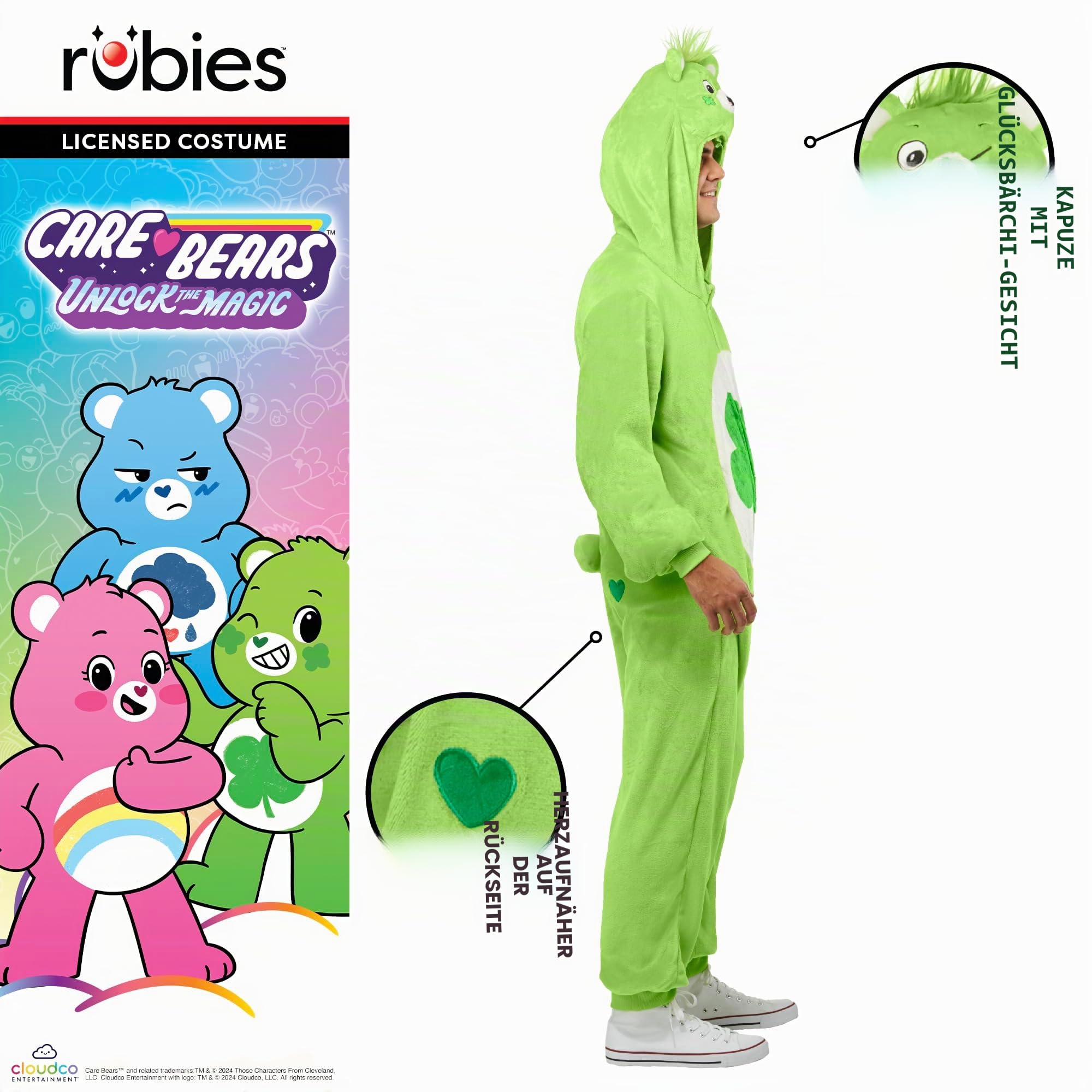rubie-s-deluxe-good-luck-bear-kost-m-pl-sch-overall-unisex image 3