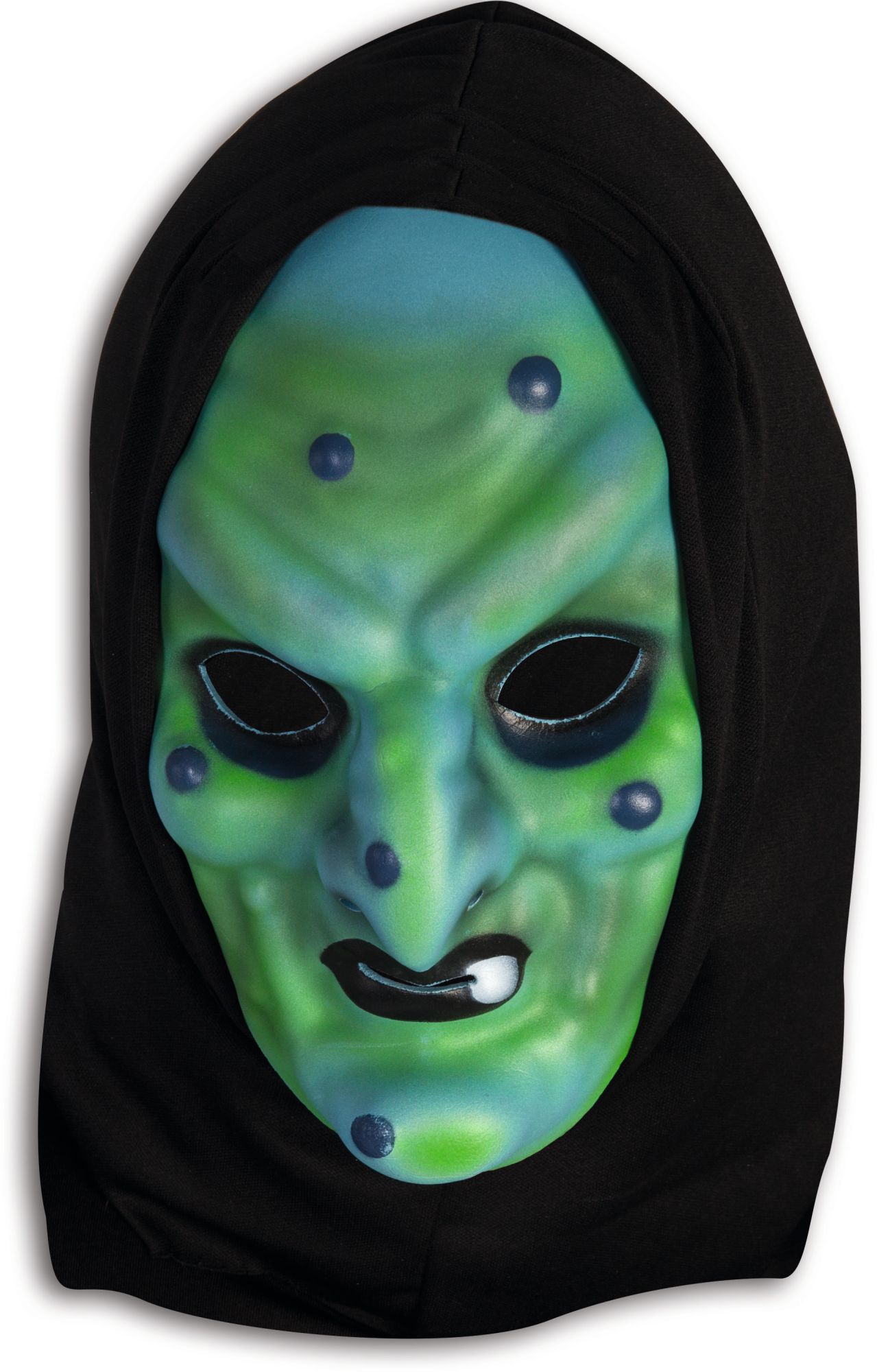 rubies-hexenmaske-mit-kapuze-hexe-gruselmaske image 2
