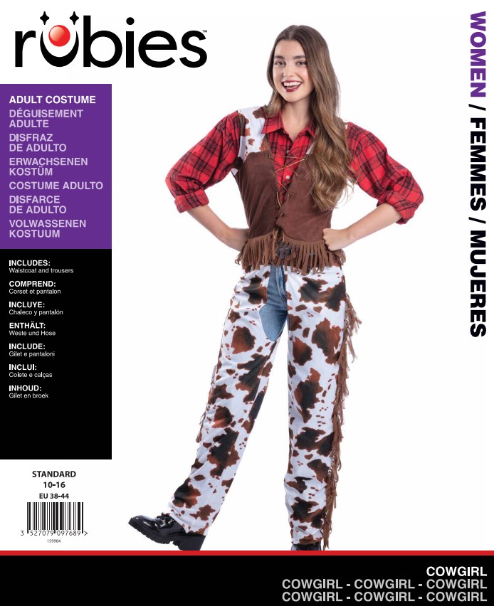 rubies-cowboy-kost-m-damen-m-mit-fransen-weste-und-hose image 6