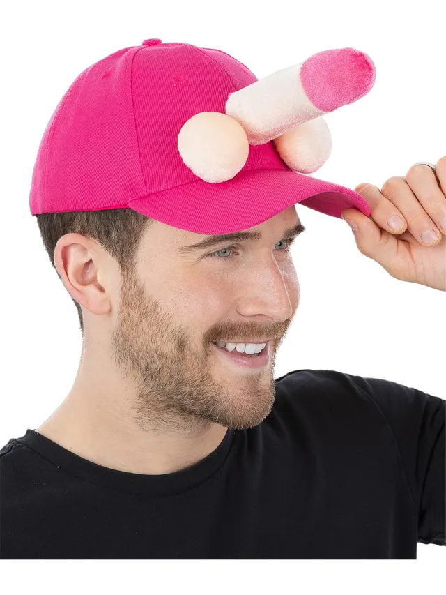 smiffys-fever-willy-peaked-cap-pink-jga-baseballkappe image 1