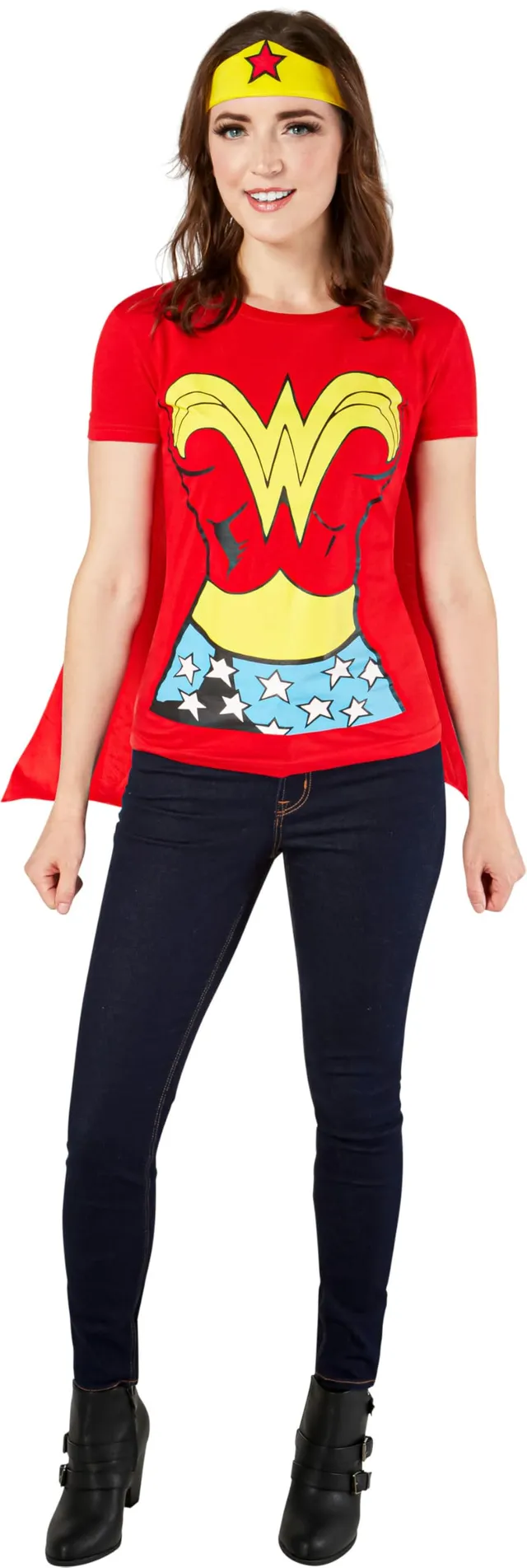 rubie-s-deluxe-wonder-woman-t-shirt-kost-m-xl image 1