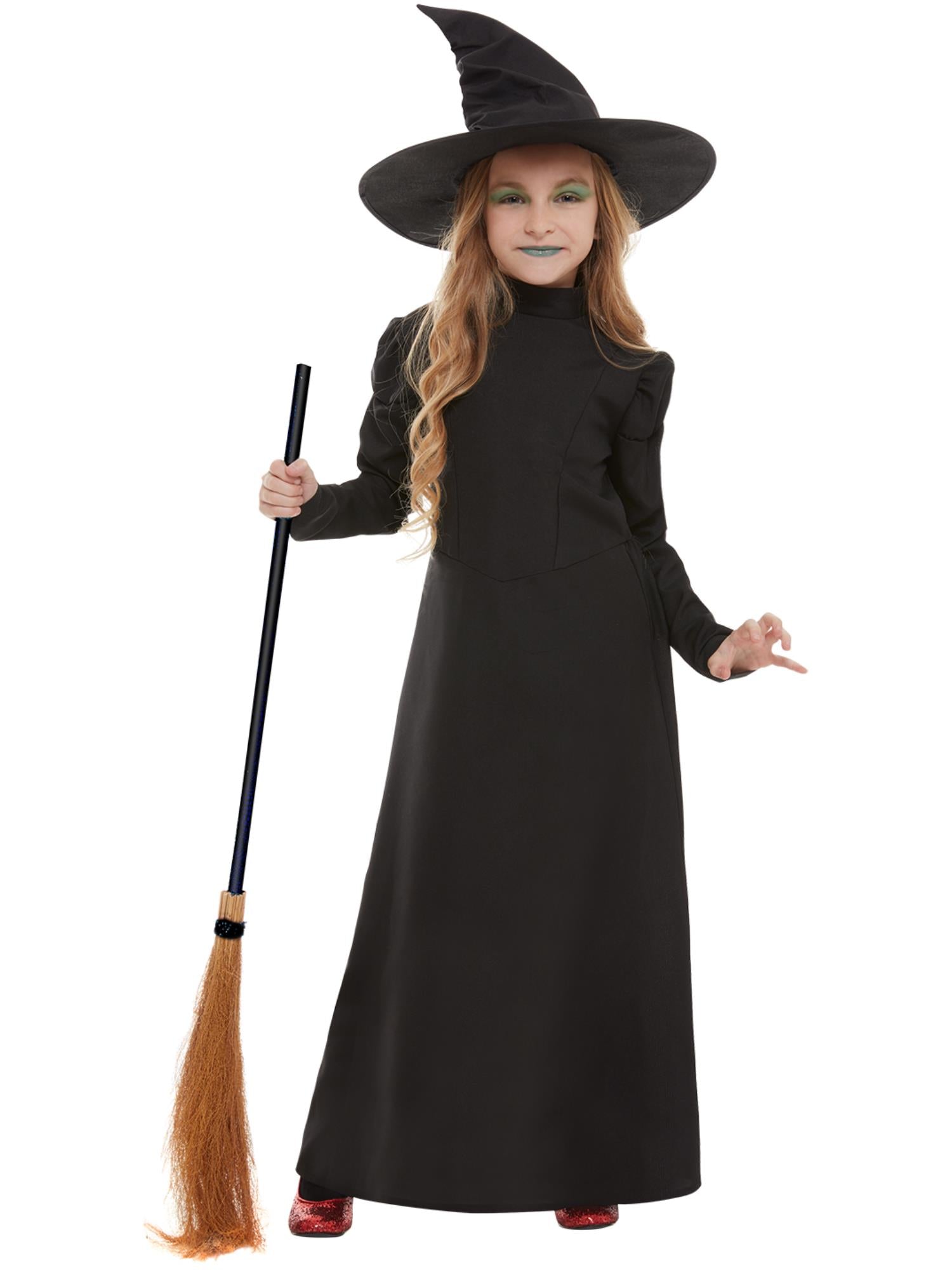 smiffys-fever-wicked-witch-hexenkost-m-m-dchen-schwarz-mit-hut image 4