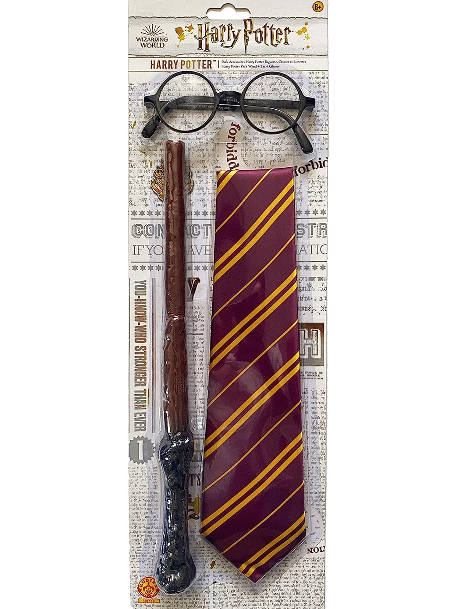 rubies-harry-potter-set-brille-zauberstab-krawatte-3tlg image 2
