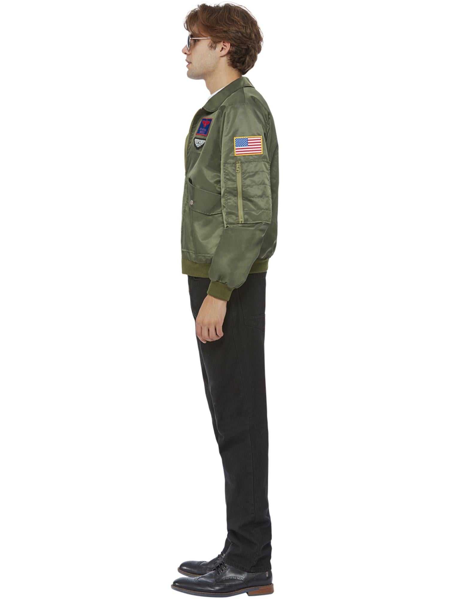 smiffys-fever-top-gun-maverick-bomberjacke-gr-n-l-42-44 image 3
