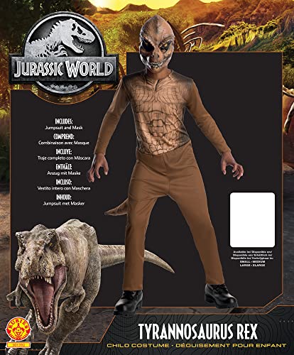 rubie-s-deluxe-t-rex-kost-m-kinder-dino-overall-maske image 5