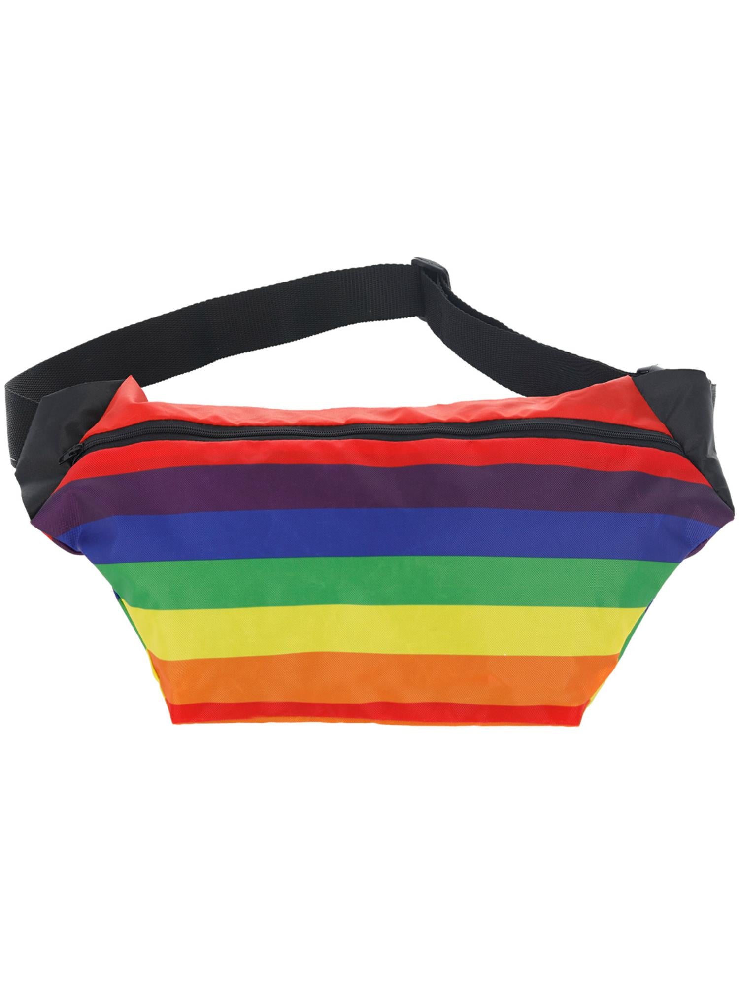 smiffys-fever-rainbow-bumbag-bauchtasche-regenbogen image 1