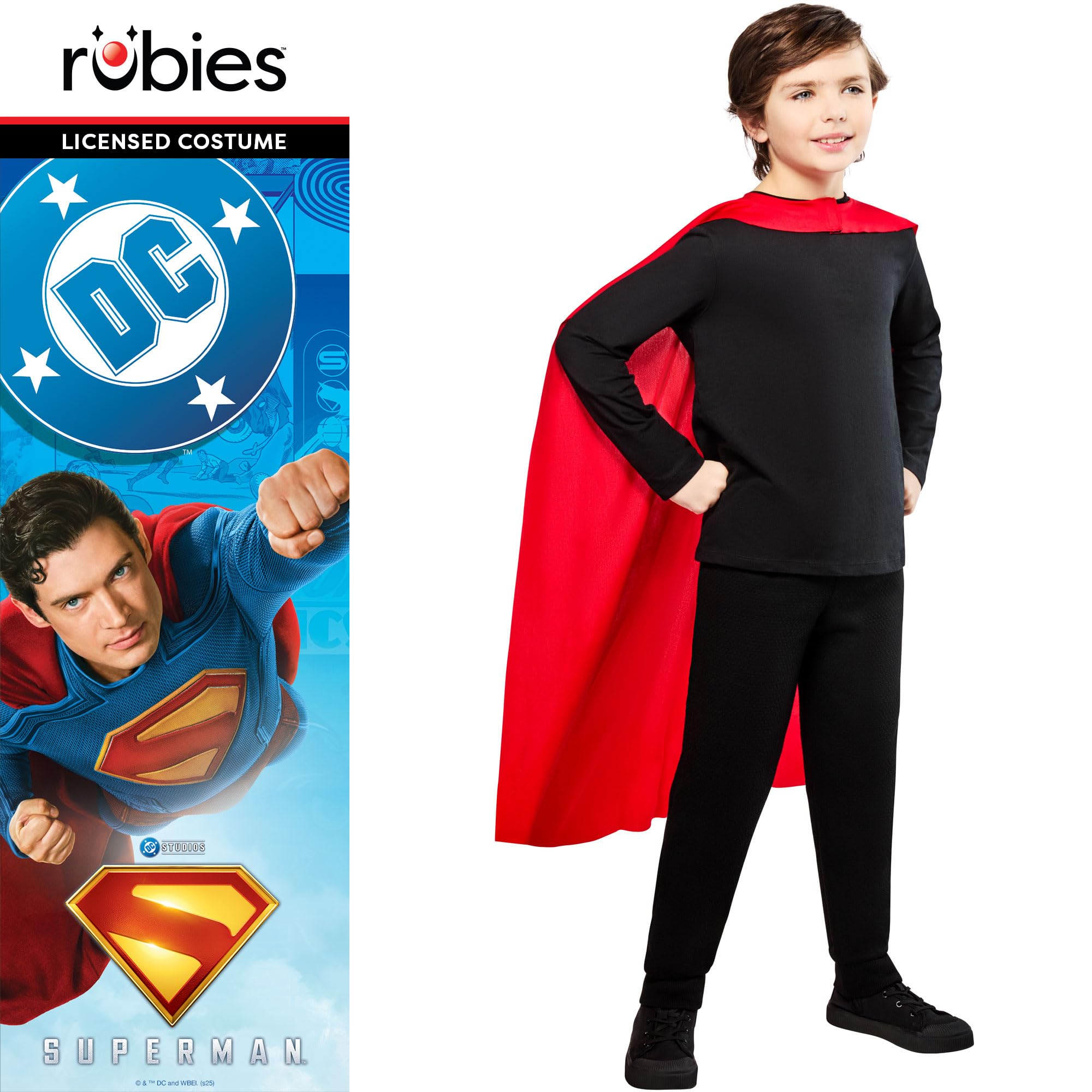 rubie-s-deluxe-superman-cape-kinder-6-10-jahre-dc image 5