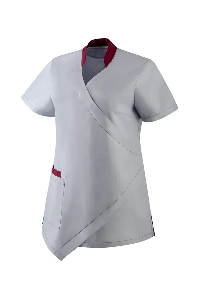 clinotest-personal-damen-schlupfkasack-wickeloptik-1-4-arm image 1