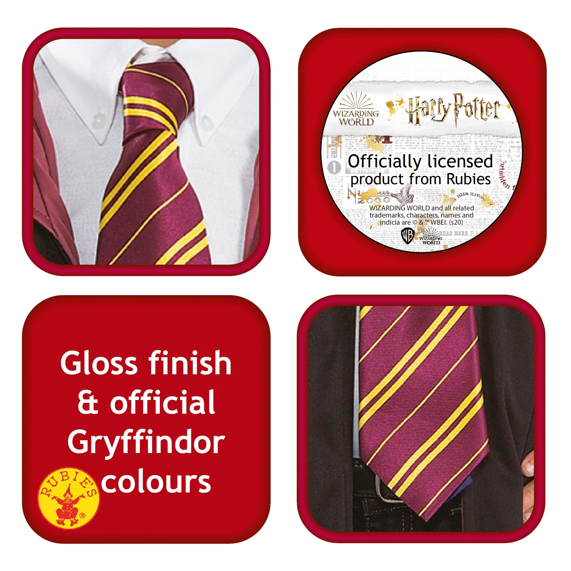 rubie-s-deluxe-harry-potter-gryffindor-krawatte-rot-gold image 3
