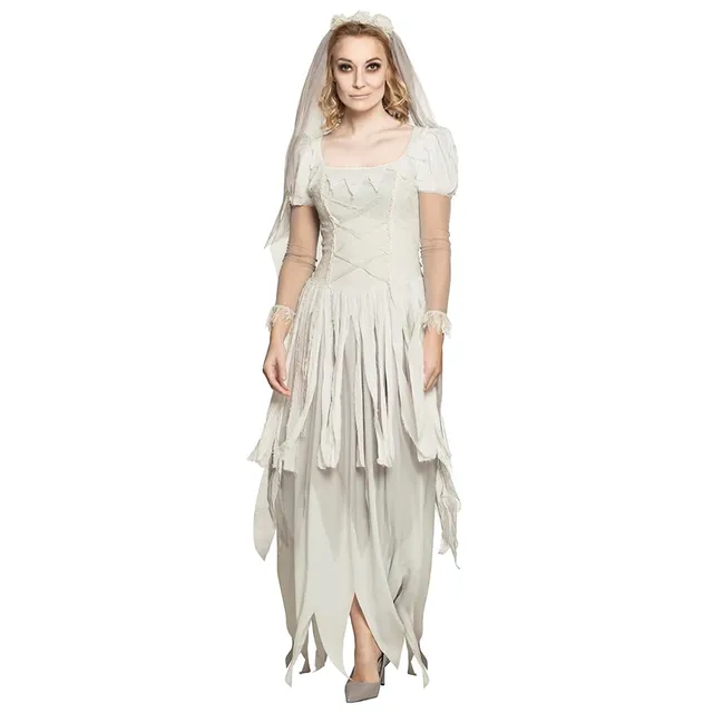 boland-geister-braut-kost-m-damen-36-38-kleid-schleier image 1