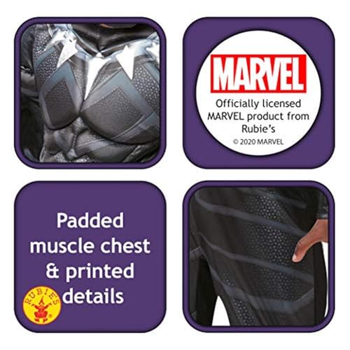 rubie-s-deluxe-black-panther-kinderkost-m-9-10-jahre-140-cm image 7