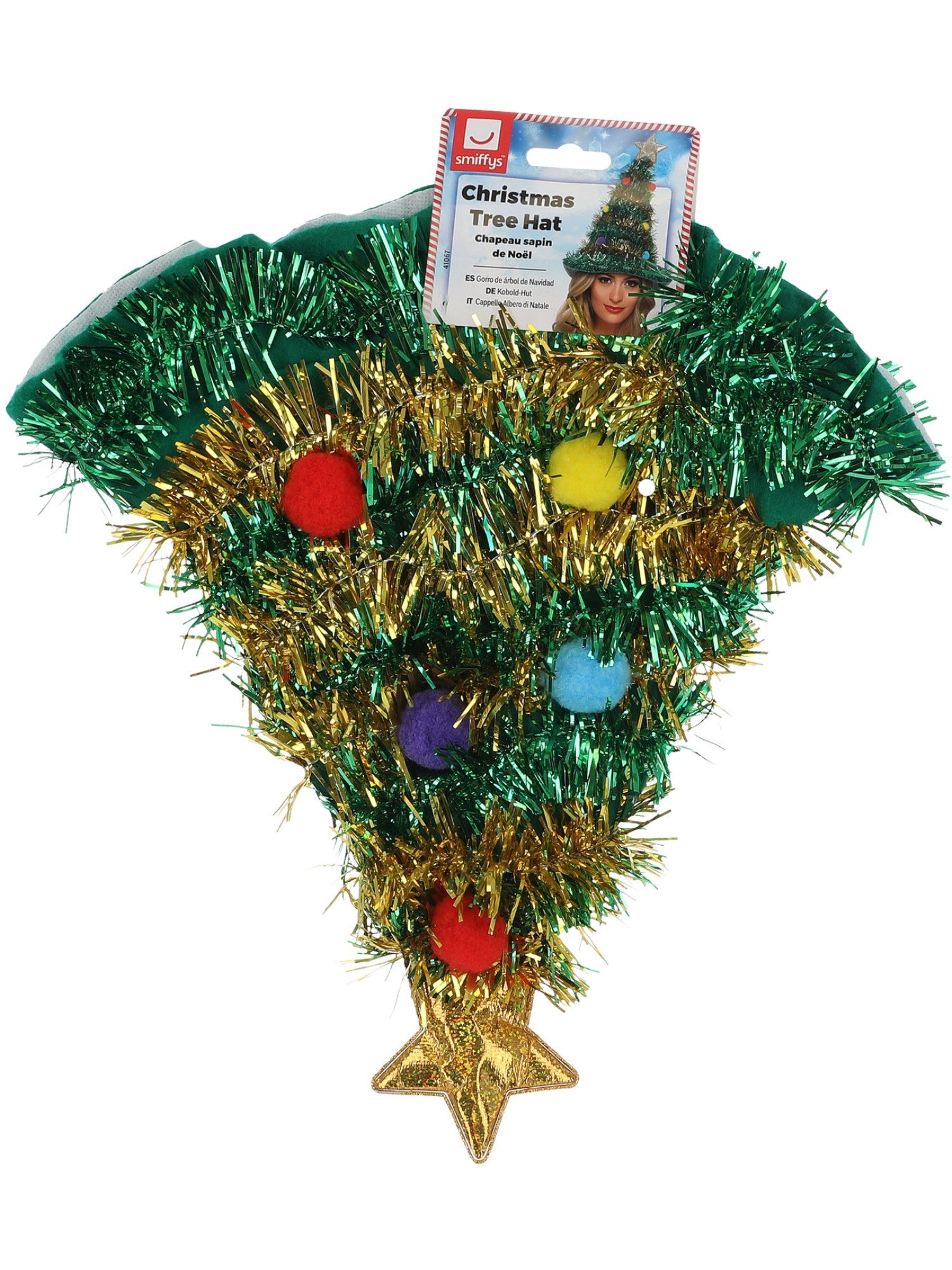 smiffys-fever-41067-weihnachtsbaum-hut-gr-n image 3