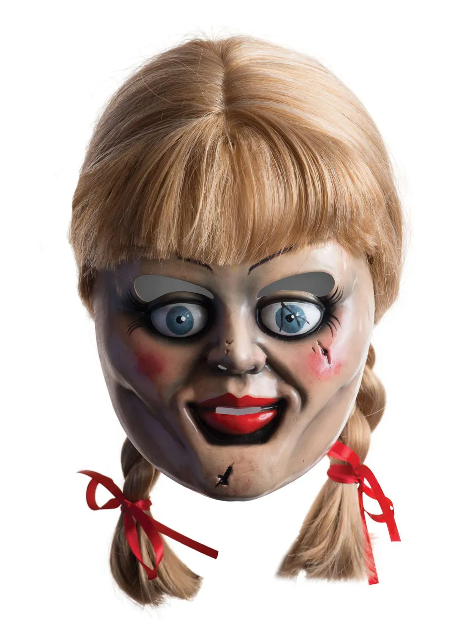 rubie-s-deluxe-annabelle-maske-mit-haar-horror-einheitsgr-e image 1